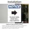 Signmission Please Ring Door Bell Sign With Symbol, 10 in W x Rectangle, Vinyl Decal OS-2PACK-NS-D-1014-V-17583 - alternate 5